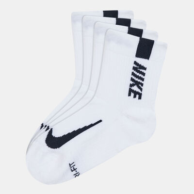 Nike Multiplier Ankle Socks (2 Pack) White