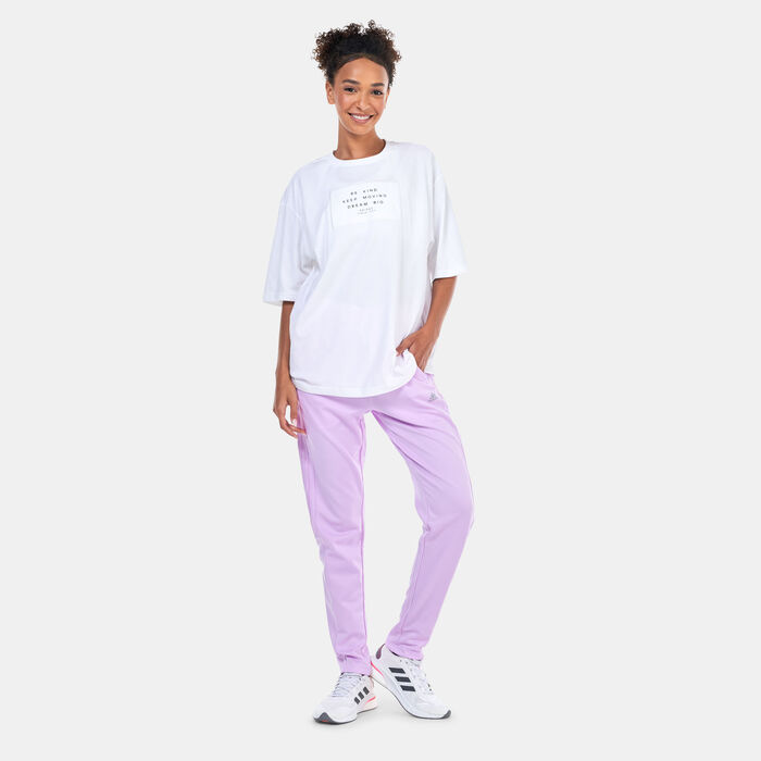 adidas Women's Lounge Graphic T-Shirt White adidas Women's Lounge Graphic T-Shirt White image number 2