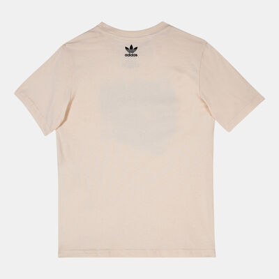 adidas Originals Kids' Graphic T-Shirt Beige