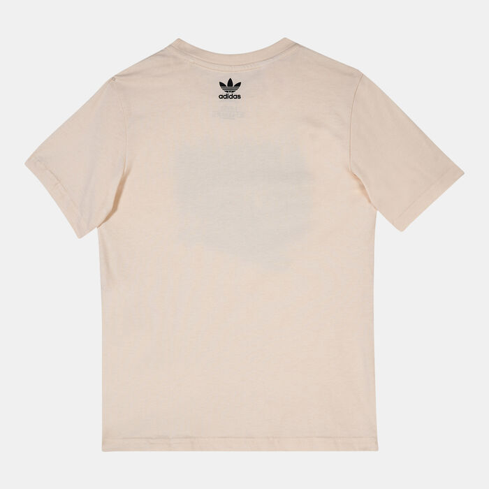 adidas Originals Kids' Graphic T-Shirt Beige adidas Originals Kids' Graphic T-Shirt Beige image number 1