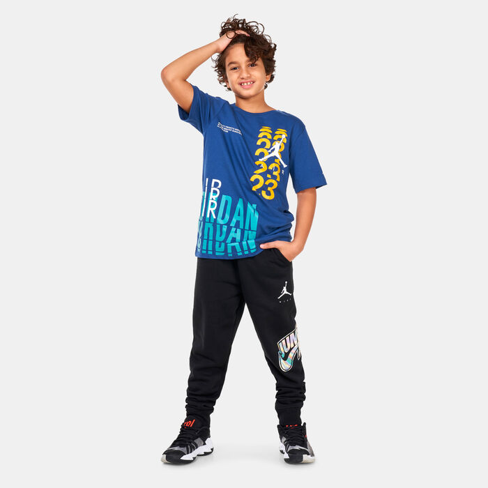Jordan Kids' All Around Game T-Shirt (Older Kids) Blue Jordan Kids' All Around Game T-Shirt (Older Kids) Blue image number 2