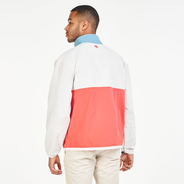 Timberland Men's Outdoor Archive Packable Anorak Jacket White Timberland Men's Outdoor Archive Packable Anorak Jacket White image number 1