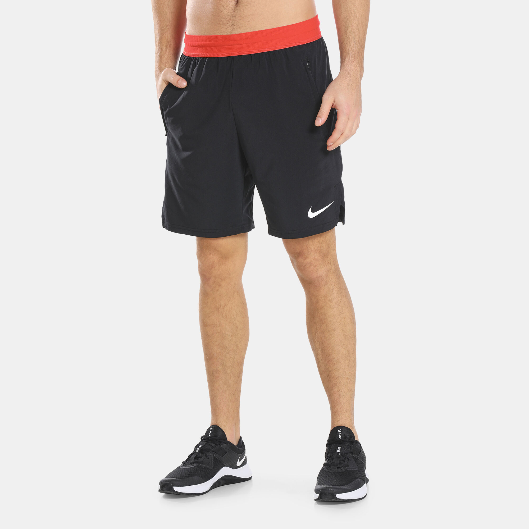 Men s Pro Dri FIT Flex Vent Max 8 Inch Training Shorts Black Nike in Qatar SSS