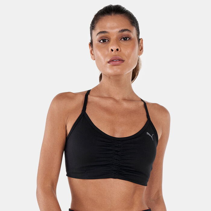 PUMA Women's Low Impact Studio Foundation Sports Bra Black PUMA Women's Low Impact Studio Foundation Sports Bra Black image number 0