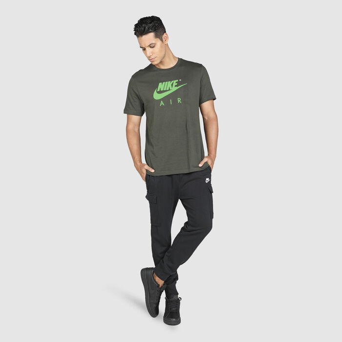 Nike Men's Air Sportswear T-Shirt Green Nike Men's Air Sportswear T-Shirt Green image number 2