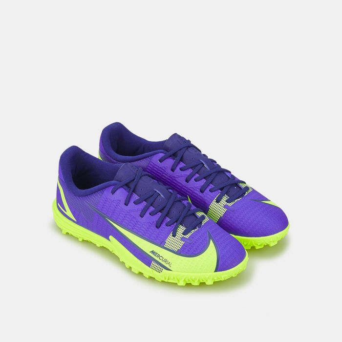 Nike Kids' Vapor 14 Academy Turf Ground Football Shoe Blue Nike Kids' Vapor 14 Academy Turf Ground Football Shoe Blue image number 1