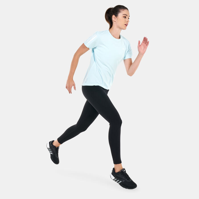 adidas Women's Own the Run T-Shirt Blue image number 2