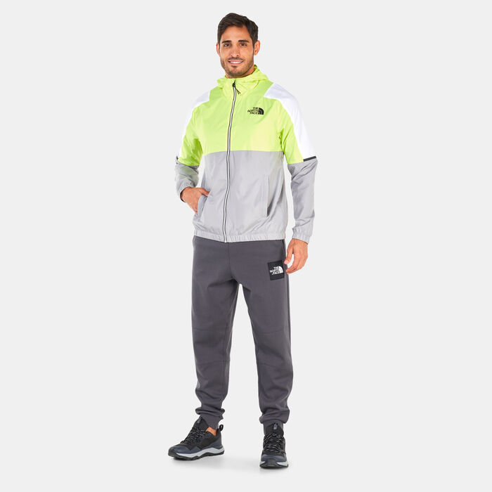 The North Face Men's Mountain Athletics Full-Zip Wind Jacket Grey The North Face Men's Mountain Athletics Full-Zip Wind Jacket Grey image number 2