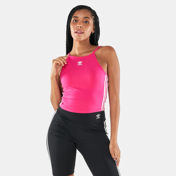 adidas Originals Women's Adicolor Classics Tank Top Pink adidas Originals Women's Adicolor Classics Tank Top Pink image number 0