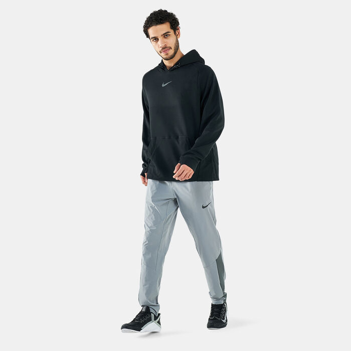 Nike Men's Pro Fleece Pullover Hoodie Black Nike Men's Pro Fleece Pullover Hoodie Black image number 2