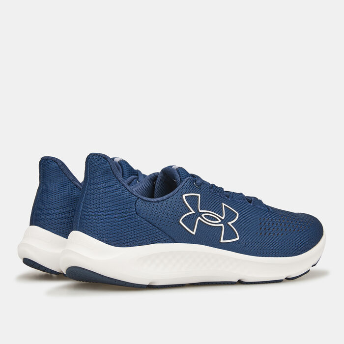 Under Armour Men's Charged Pursuit 3 Big Logo Running Shoes Blue Under Armour Men's Charged Pursuit 3 Big Logo Running Shoes Blue image number 3