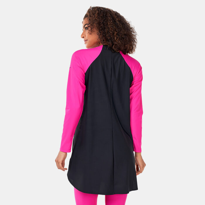 Nike Swim Women's Victory Swimming T-Shirt Pink Nike Swim Women's Victory Swimming T-Shirt Pink image number 1