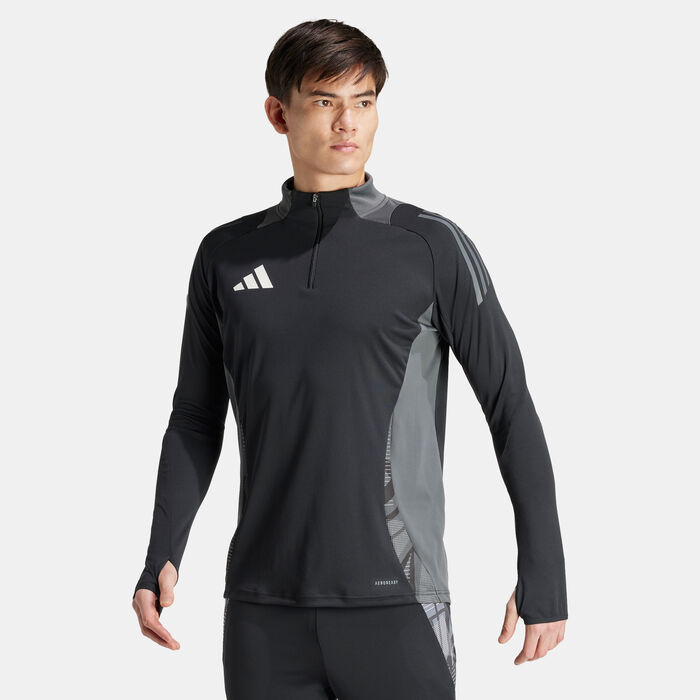 adidas Men's Tiro 24 Competition 1/4-Zip Football Top Black image number 0