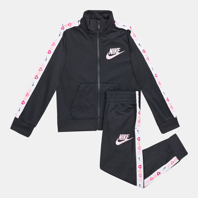 Nike Kids' Heart Tape Tricot Tracksuit Black