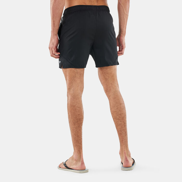 Speedo Men's Sport Printed 16" Swimming Water Shorts Black Speedo Men's Sport Printed 16" Swimming Water Shorts Black image number 2