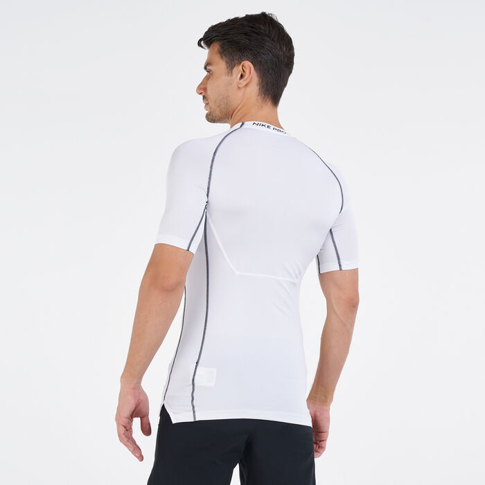 Nike Men's Pro Dri-Fit T-Shirt White Nike Men's Pro Dri-Fit T-Shirt White image number 1