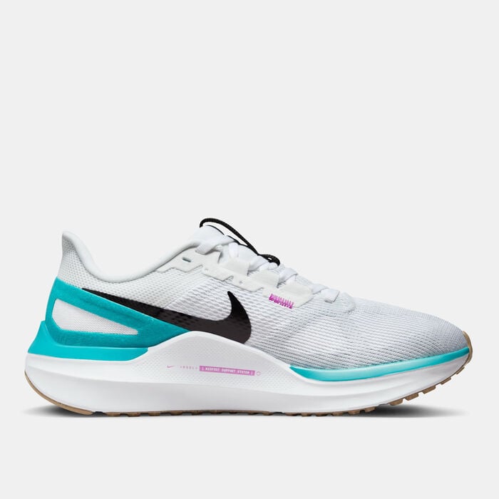 Nike Women's Air Zoom Structure 25 Shoe White Nike Women's Air Zoom Structure 25 Shoe White image number 1