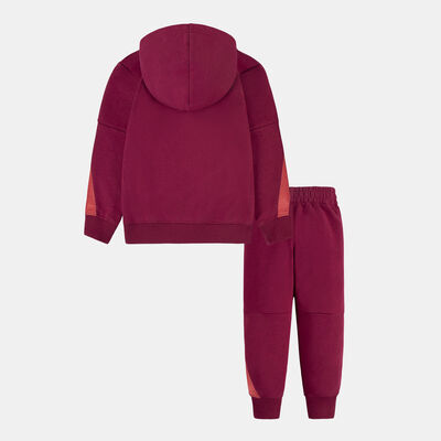 Nike Kids' Sportswear Taping Pullover Set Pink