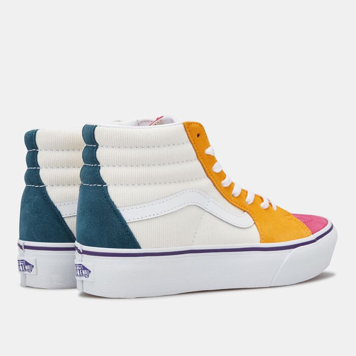 Vans Mini Cord Sk8-Hi Platform 2.0 Unisex Shoe Multi Vans Mini Cord Sk8-Hi Platform 2.0 Unisex Shoe Multi image number 2
