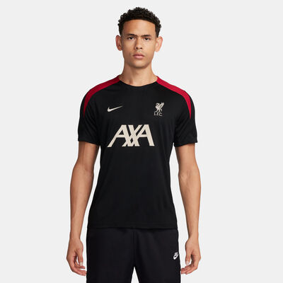 Nike Men's Liverpool F.C. Strike Dri-FIT Football Top Black