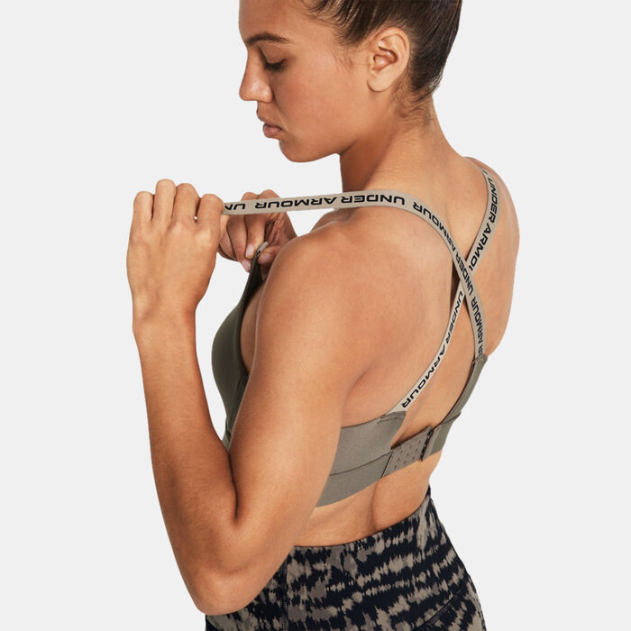 Under Armour Women's Infinity High-Support 2.0 Training Sports Bra Bra Brown image number 2