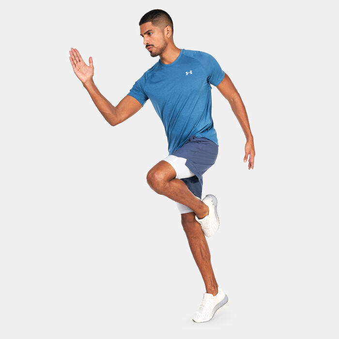 Under Armour Men's Streaker Run T-Shirt Blue image number 2