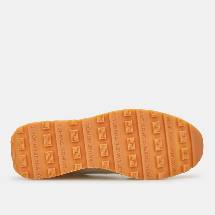 Tommy Hilfiger Women's Recycled Textile Cleat Runner Shoes Brown image number 3