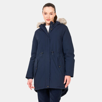 Timberland Women's Mt. Kelsey Sherpa-Lined Parka Jacket Blue