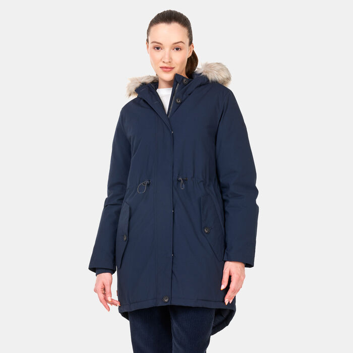 Timberland Women's Mt. Kelsey Sherpa-Lined Parka Jacket Blue Timberland Women's Mt. Kelsey Sherpa-Lined Parka Jacket Blue image number 0