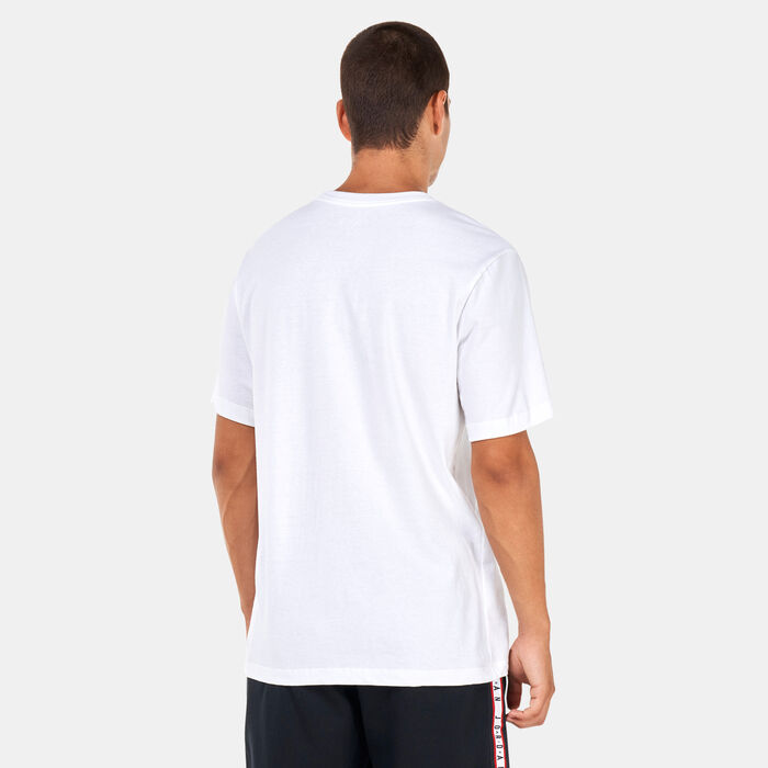 Jordan Men's Air Wordmark T-Shirt White Jordan Men's Air Wordmark T-Shirt White image number 1