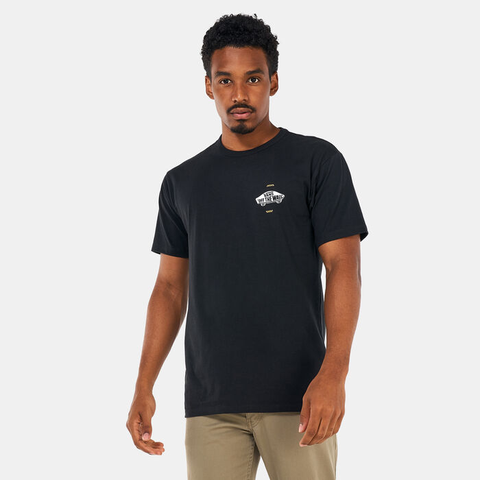 Vans Men's Off The Wall Logo Back T-Shirt Black Vans Men's Off The Wall Logo Back T-Shirt Black image number 0