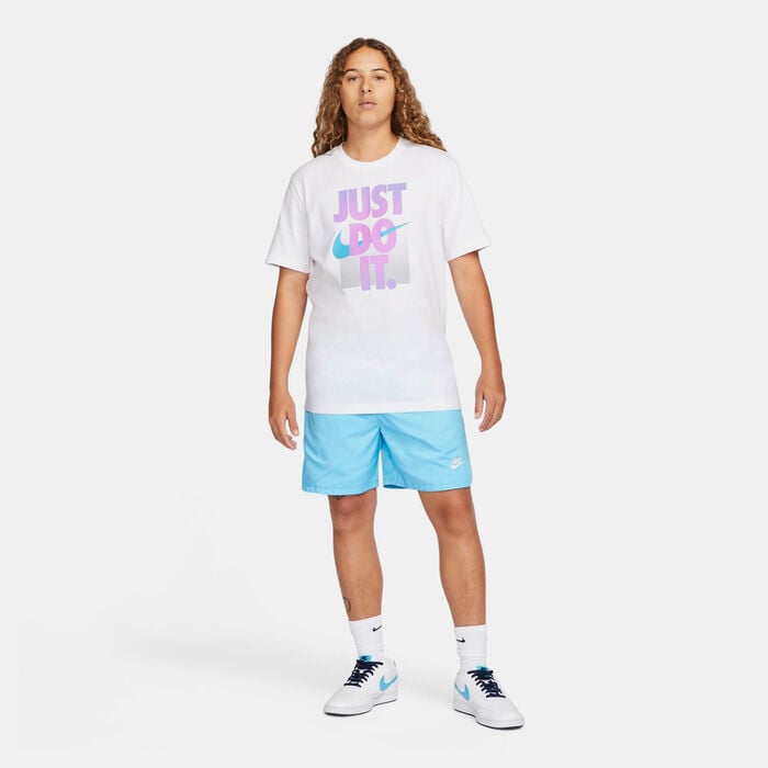 Nike Men's Sportswear Just Do It T-Shirt White Nike Men's Sportswear Just Do It T-Shirt White image number 4
