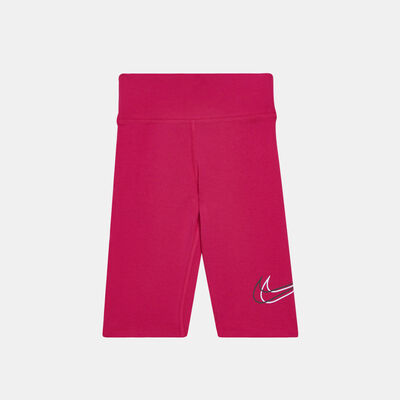 Nike Kids' Sportswear Bike Shorts (Older Kids) Pink