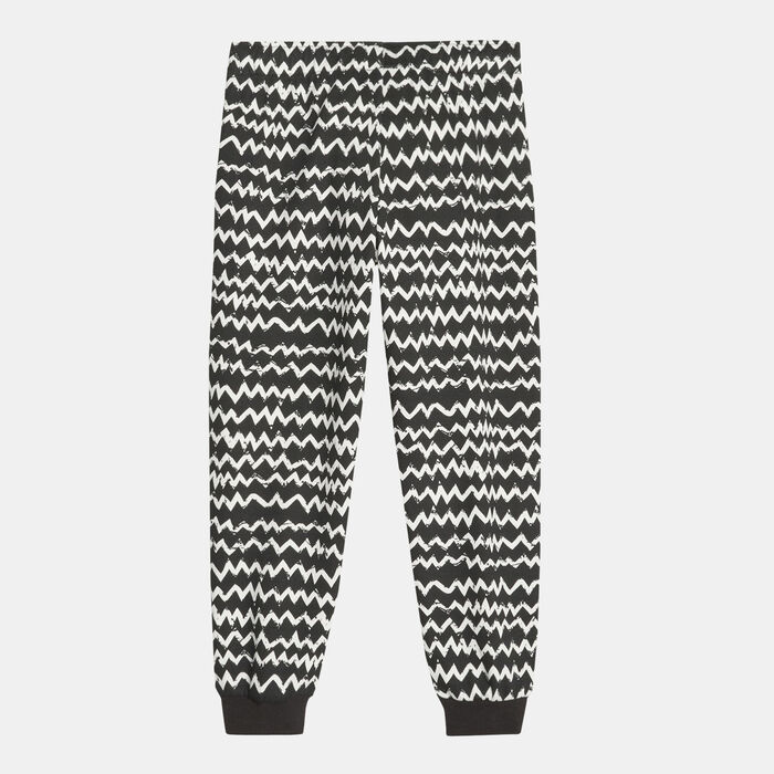 PUMA Kids' Classics Mix Match Allover Print Sweatpants Black PUMA Kids' Classics Mix Match Allover Print Sweatpants Black image number 1