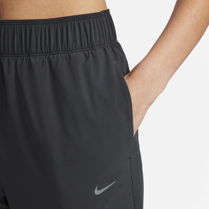 Nike Women's Dri-FIT Fast Mid-Rise Running Trousers Black image number 2