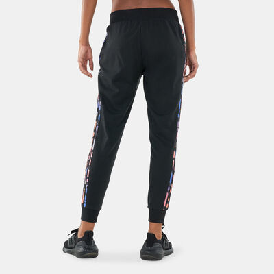 adidas Women's Tiger Print Pants Black