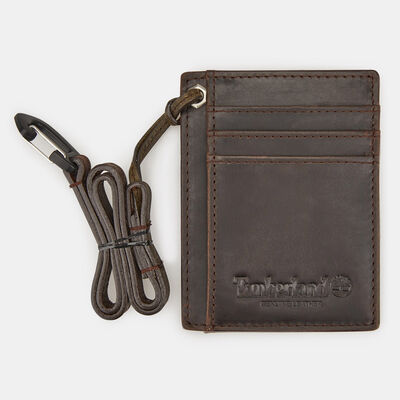 Timberland Men's Lanyard Wallet Brown