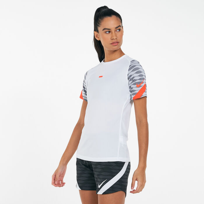 Nike Women's Dri-FIT Strike Soccer T-Shirt White Nike Women's Dri-FIT Strike Soccer T-Shirt White image number 0
