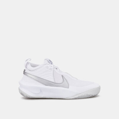 Nike Kids' Team Hustle D 10 Shoe White Nike Kids' Team Hustle D 10 Shoe White