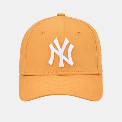 New Era Kids' New York Yankees League Essential 9FORTY Adjustable Cap Orange