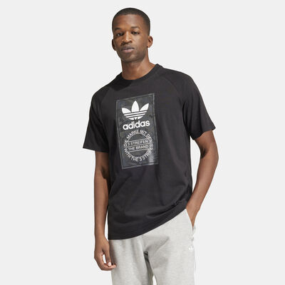 adidas Originals Men's Camo Tongue T-Shirt Black