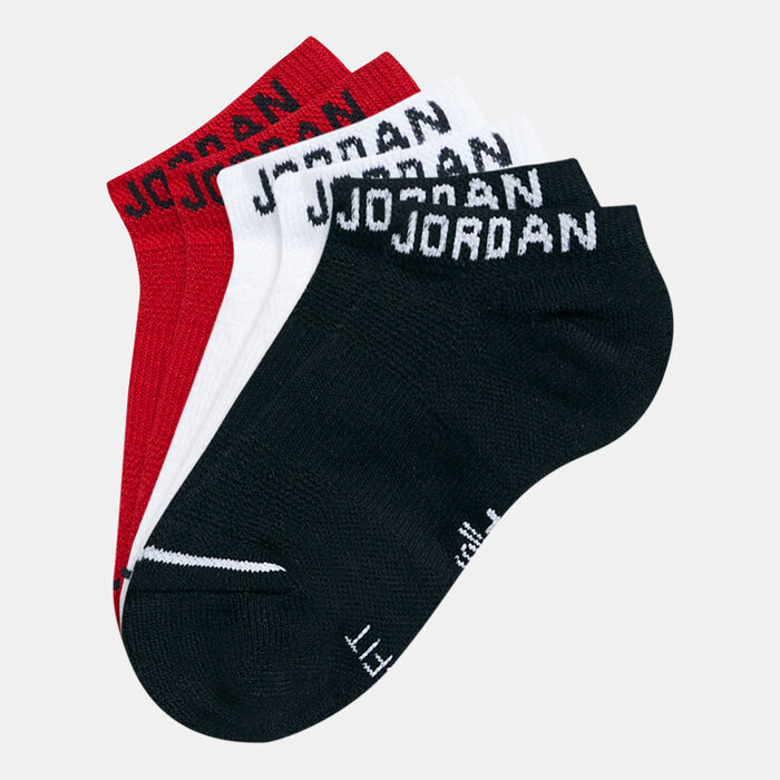 Jordan Jumpman No-Show 3 Pair Socks Black Jordan Jumpman No-Show 3 Pair Socks Black image number 0