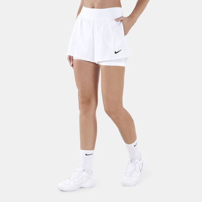 Nike Women's Court Dri-FIT Victory Tennis Shorts White