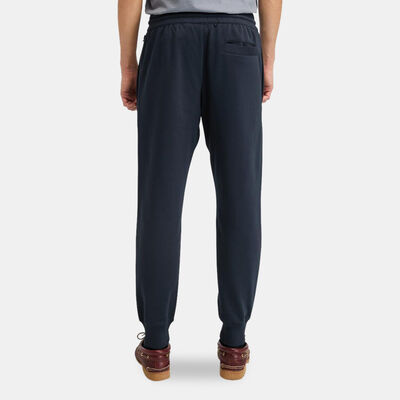 Timberland Men's Wordmark Logo Sweatpants Blue