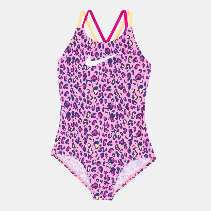 Nike Swim Kids' Spiderback One-Piece Swimming Suit yellow Nike Swim Kids' Spiderback One-Piece Swimming Suit yellow image number 0