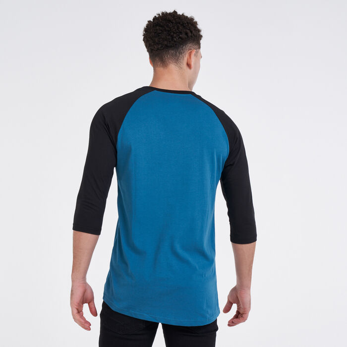 Vans Men's Classic Raglan T-Shirt Blue Vans Men's Classic Raglan T-Shirt Blue image number 1