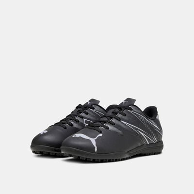 PUMA Kids' ATTACANTO Turf Ground Football Shoes Black PUMA Kids' ATTACANTO Turf Ground Football Shoes Black