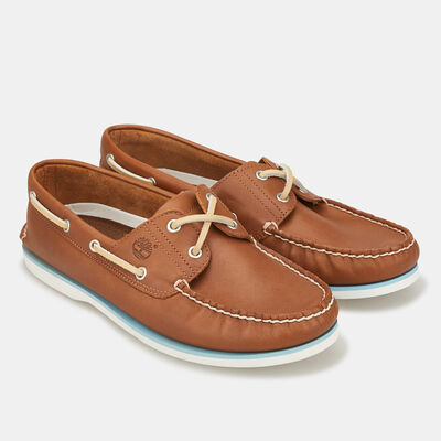 Timberland Men's Classic 2 Eye Boat Shoe Brown