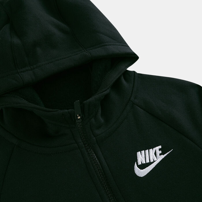 Nike Kids' Sportswear Full-Zip Hoodie (Older Kids) Black Nike Kids' Sportswear Full-Zip Hoodie (Older Kids) Black image number 2