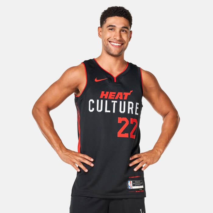 Nike Men's NBA Miami Heat Jimmy Butler Edition Dri-FIT Swingman Basketball Jersey - 2023/24 Black Nike Men's NBA Miami Heat Jimmy Butler Edition Dri-FIT Swingman Basketball Jersey - 2023/24 Black image number 0